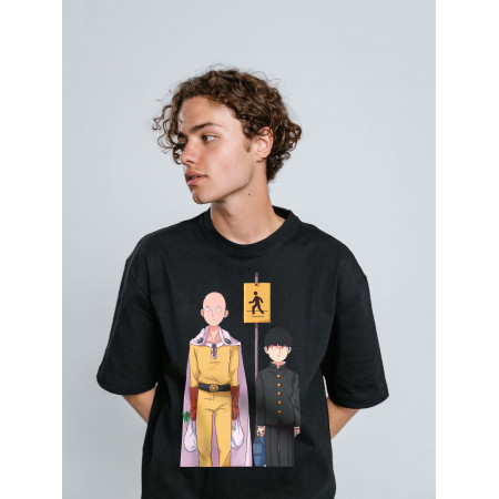 Tricou Saitama, bumbac Kageyama Shigeo